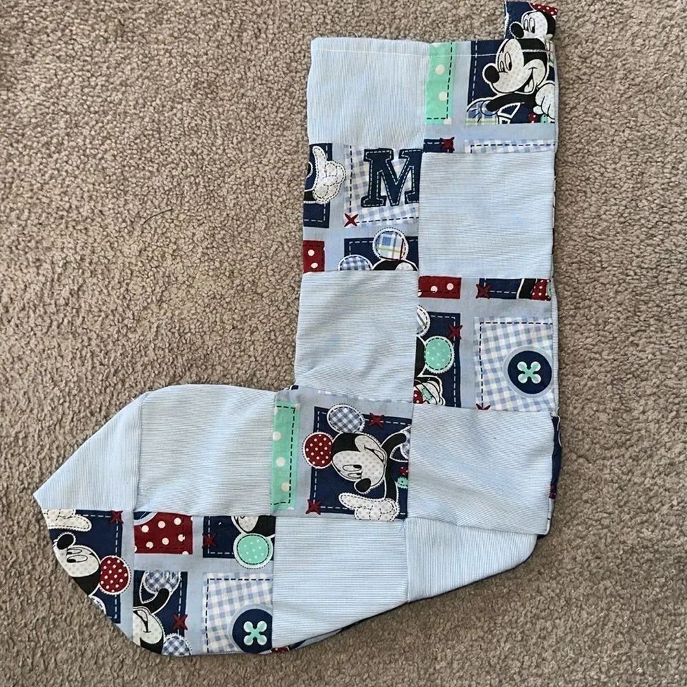 Mickey Mouse Patchwork Stocking!